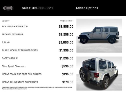 Silver 2024 Jeep Wrangler Sahara