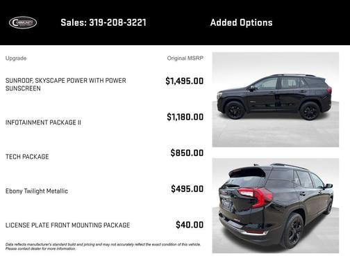 Black 2024 GMC Terrain AT4