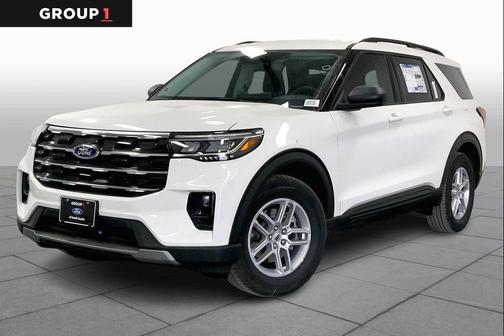Star White Metallic Tri-Coat 2026 Ford Explorer Active w/200A Pkg
