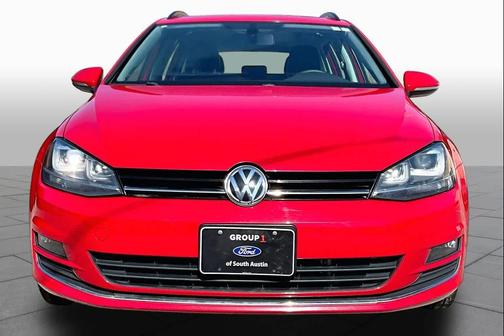 Tornado Red 2015 Volkswagen Golf SportWagen TDI SE 4-Door