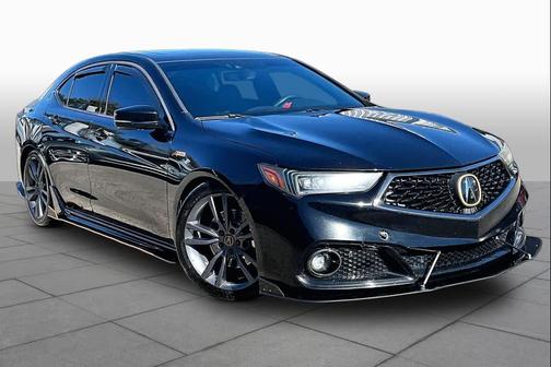 Crystal Black Pearl 2018 Acura TLX Technology