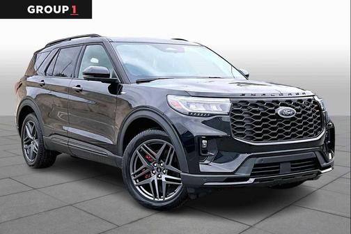 Agate Black 2025 Ford Explorer ST-Line