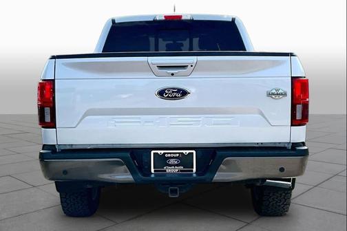 White Platinum Metallic Tri-Coat/Stone Gray 2019 Ford F-150 King Ranch