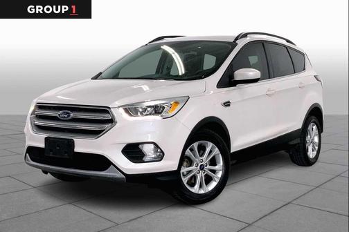 White Platinum Metallic Tri-Coat 2018 Ford Escape SEL