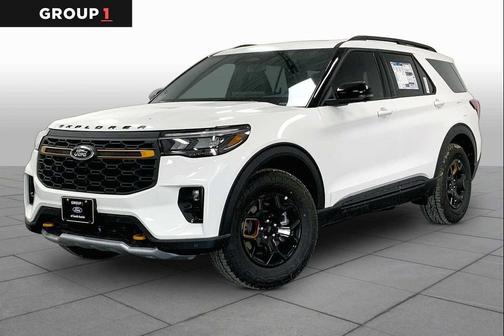 Star White Metallic Tri-Coat 2026 Ford Explorer Tremor