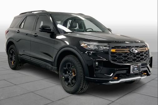 Agate Black Metallic 2026 Ford Explorer Tremor