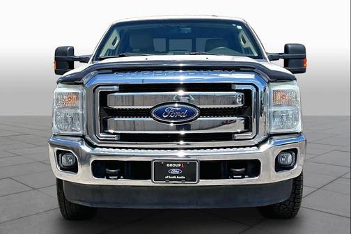 White Platinum Metallic Tri-Coat 2015 Ford F-250 Lariat