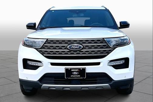 Star White Metallic Tri-Coat 2021 Ford Explorer King Ranch