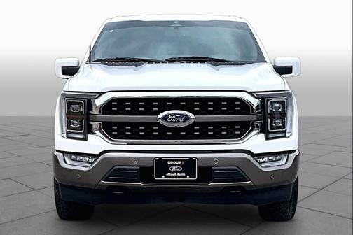 Star White Metallic Tri-Coat/Stone Gray 2023 Ford F-150 King Ranch