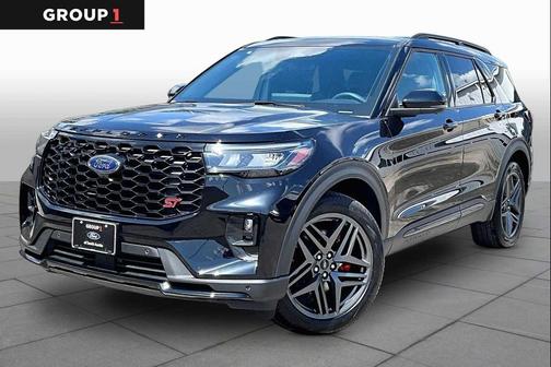 Agate Black Metallic 2025 Ford Explorer ST