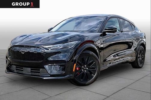 Shadow Black 2025 Ford Mustang Mach-E Premium