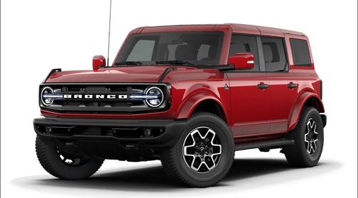 Ruby Red Metallic Tinted Clearcoat 2026 Ford Bronco Outer Banks