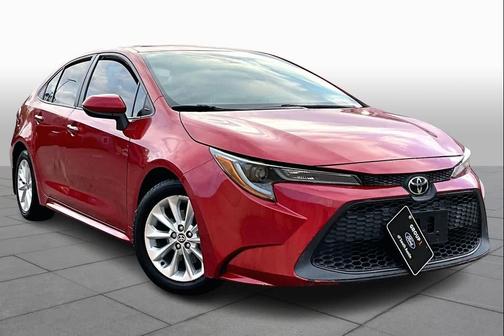 Barcelona Red Metallic 2020 Toyota Corolla LE