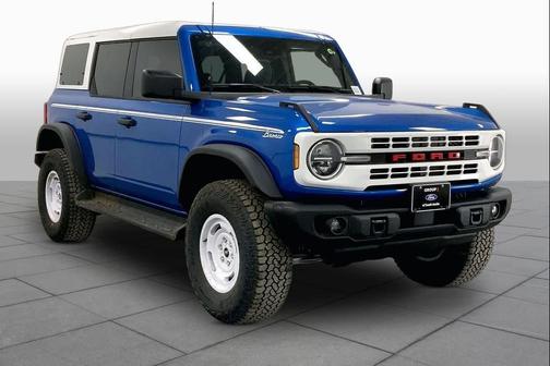 Velocity Blue Metallic 2026 Ford Bronco Heritage Edition