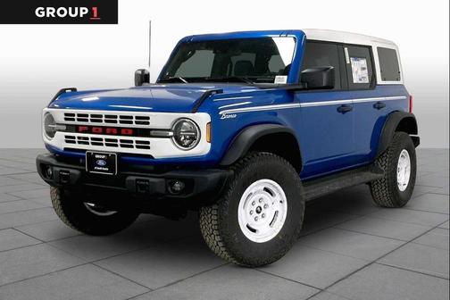 Velocity Blue Metallic 2026 Ford Bronco Heritage Edition