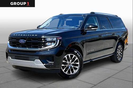 Agate Black Metallic 2025 Ford Expedition Max Platinum