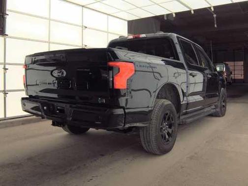 Antimatter Blue 2025 Ford F-150 Lightning XLT