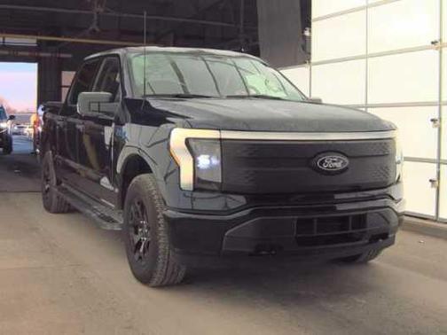 Antimatter Blue 2025 Ford F-150 Lightning XLT