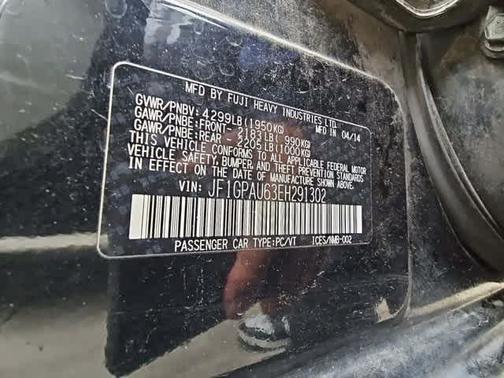 2014 Subaru Impreza 2.0i Sport Limited