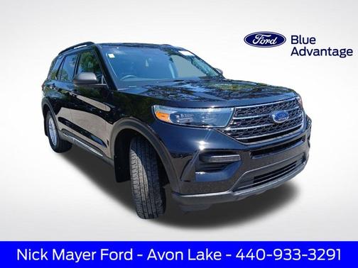 AGATE BLACK METALLIC 2023 Ford Explorer XLT
