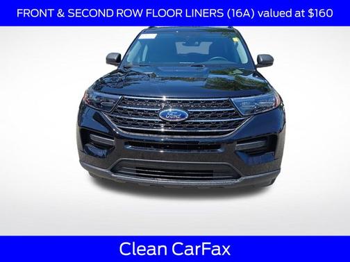 AGATE BLACK METALLIC 2023 Ford Explorer XLT