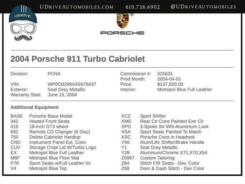 2004 Porsche 911 Turbo