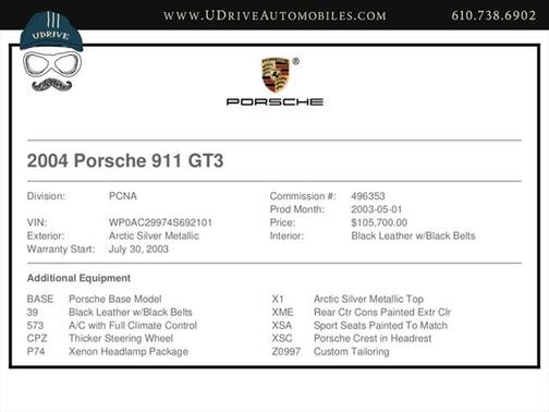2004 Porsche 911 GT3