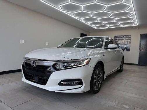Platinum White Pearl 2020 Honda Accord Hybrid EX
