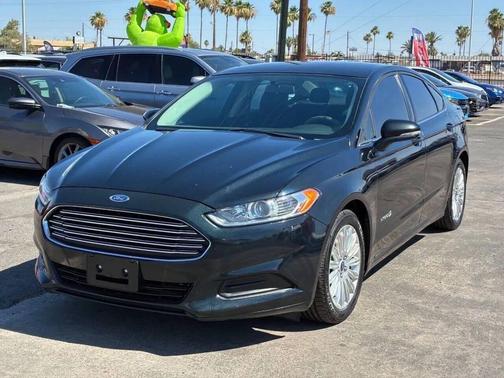 Dark Side Metallic 2014 Ford Fusion Hybrid SE
