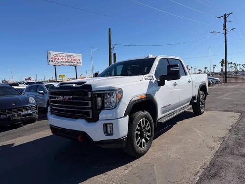 Summit White 2021 GMC Sierra 2500 AT4