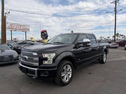 White Platinum Metallic Tri-Coat 2015 Ford F-150 Platinum