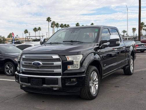 White Platinum Metallic Tri-Coat 2015 Ford F-150 Platinum