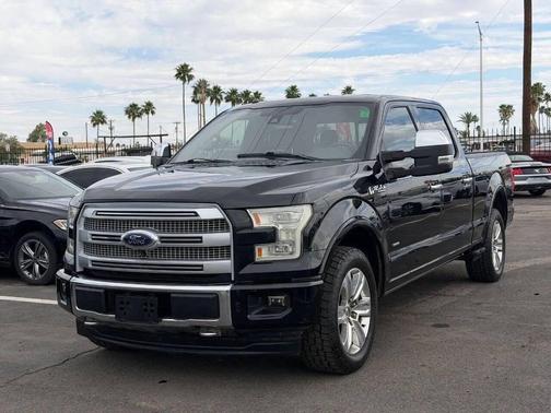 White Platinum Metallic Tri-Coat 2015 Ford F-150 Platinum