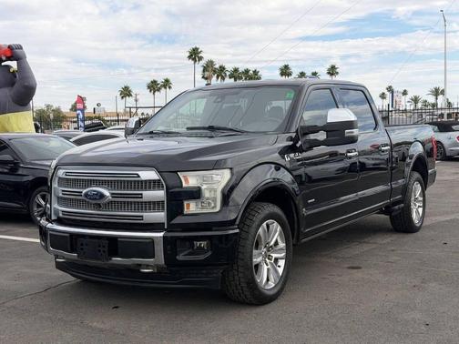 White Platinum Metallic Tri-Coat 2015 Ford F-150 Platinum