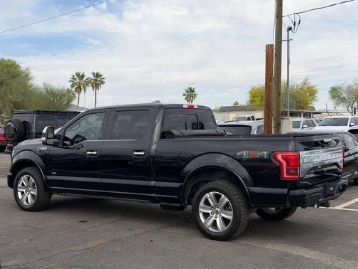 White Platinum Metallic Tri-Coat 2015 Ford F-150 Platinum