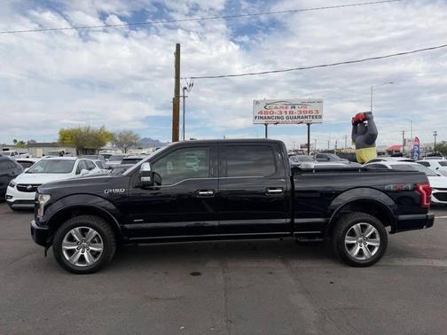 White Platinum Metallic Tri-Coat 2015 Ford F-150 Platinum