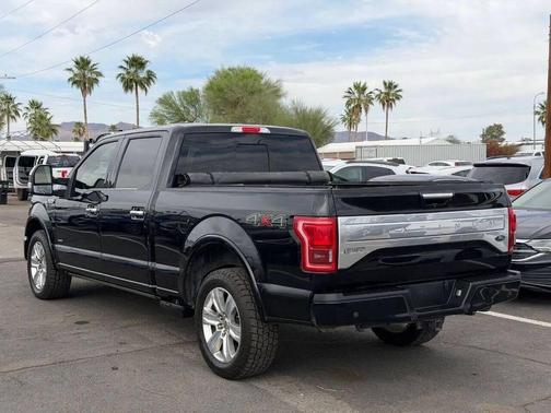 White Platinum Metallic Tri-Coat 2015 Ford F-150 Platinum