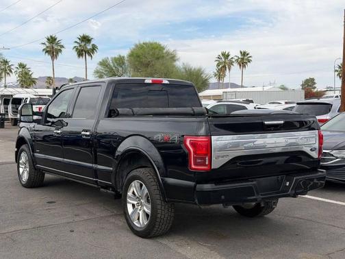 White Platinum Metallic Tri-Coat 2015 Ford F-150 Platinum