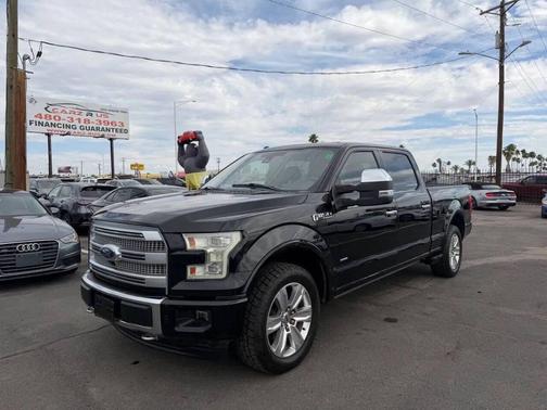White Platinum Metallic Tri-Coat 2015 Ford F-150 Platinum