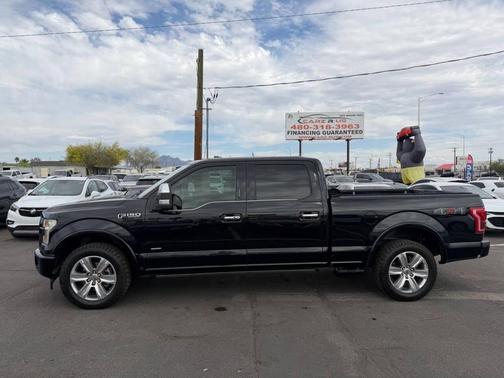 White Platinum Metallic Tri-Coat 2015 Ford F-150 Platinum