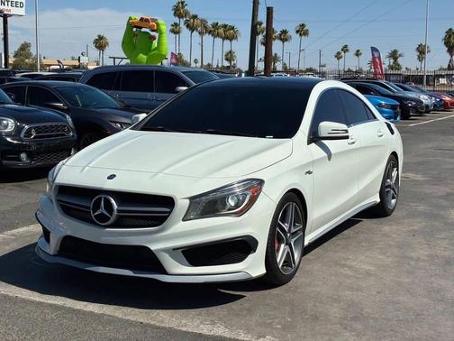 Cirrus White 2014 Mercedes-Benz CLA-Class CLA 45 AMG 4MATIC