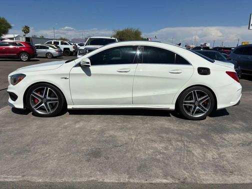 Cirrus White 2014 Mercedes-Benz CLA-Class CLA 45 AMG 4MATIC