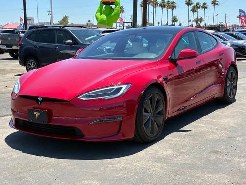 Red Multi-Coat 2021 Tesla Model S Long Range