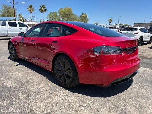 Red Multi-Coat 2021 Tesla Model S Long Range