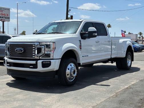 Star White Metallic Tri-Coat 2021 Ford F-450 Limited