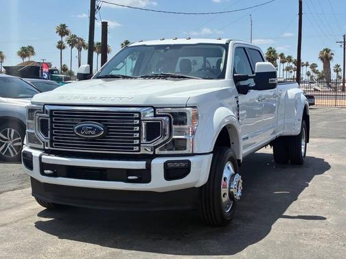 Star White Metallic Tri-Coat 2021 Ford F-450 Limited