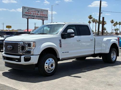 Star White Metallic Tri-Coat 2021 Ford F-450 Limited