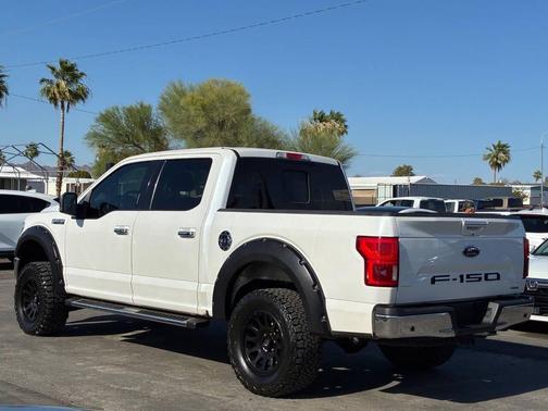 White Platinum Metallic Tri-Coat 2018 Ford F-150 Lariat