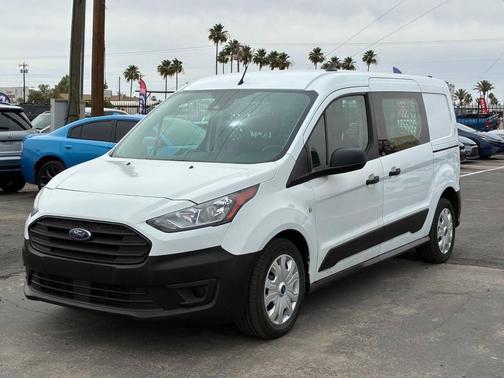 Frozen White 2021 Ford Transit Connect XL Cargo Van