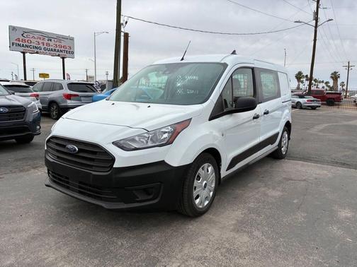 Frozen White 2021 Ford Transit Connect XL Cargo Van